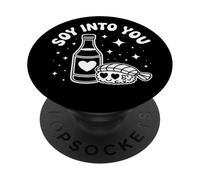 Soy Into You Funny Sushi Lover Design Cute Food Pun for All PopSockets PopGrip Adesivo