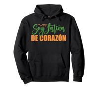 Soy Latina De Corazon Felpa con Cappuccio