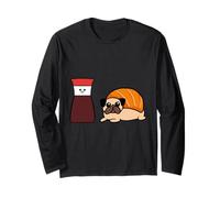 Soy Pug Sushi Maglia a Manica