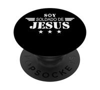 Soy yo soldado de Jesús y siervo del Señor PopSockets PopGrip Adesivo
