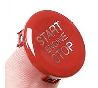 SOYDAN Interno dell'auto Compatibile con Alfa per Romeo per Giulia per Stelvio 2017 2018 2019 2020 Auto Motore Start Stop Interruttore Pulsante Copertura Trim Pulsante di Accensione Decor(2)