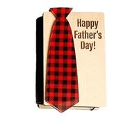 [SOYDAN] Organizzatore di carte multiple in legno per la festa del papà organizzatore di biglietti di auguri assortiti per papà, Nero, Rosso, 説明を参照してください, Vedi descrizione