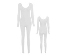 SOYDAN Tuta da allenamento da donna, a maniche lunghe, sexy, a collo basso, per l'inverno, a vita alta, in unita, per l'autunno, ad alta elasticità, per lo yoga
