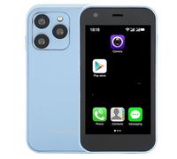 SOYES XS15 Mini Smartphone 3G, Piccolo Telefono Carino con Schermo da 3 Pollici, Doppia Fotocamera, 2 GB di , 16 GB di ROM, Batteria da 1000 MAh per Bambini e Genitori (BLUE)