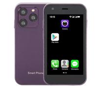 SOYES XS15 Mini Smartphone 3G, Piccolo Telefono Carino con Schermo da 3 Pollici, Doppia Fotocamera, 2 GB di, 16 GB di ROM, Batteria da 1000 MAh per Bambini e Genitori (PURPLE)