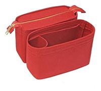 Soyizom Felt Bag Organizer Insert Bag in Bag per Tote Bag Con 2 confezioni Misura in Neonoe e altre Borse a secchiello-Rosso