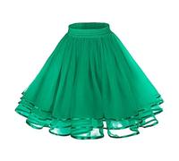 SOYNIA Gonna Donna da Sposa per Le Donne Gonna A Trapezio da Donna alla Moda Casual Elasticizzata Gonna Versatile Gonna Taglia Unica Verde
