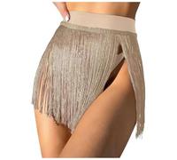 SOYNIA Gonna Donna per Donna Nappa da Spiaggia Gonna Corta Piccola Bikini Sexy Costume da Bagno da Spiaggia per Le Vacanze Pantaloni Gonna da Festa Sfarzosa per Le Signore L caffè
