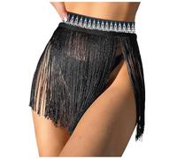 SOYNIA Gonna Donna per Donna Nappa da Spiaggia Gonna Corta Piccola Bikini Sexy Costume da Bagno per Vacanze in Spiaggia Pantaloni Gonna da Festa Sfarzosa per Le Signore M Bianco