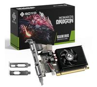 SOYO AMD Radeon R5 230 - Scheda grafica a basso profilo, 2 GB DDR3 a 64 bit, scheda video con HDMI 1.3A/VGA/DVI, PCI Express x16 2.0, fattore di forma ridotto (raffreddamento a ventola singola)