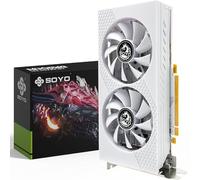 SOYO AMD Radeon RX580 Scheda grafica da 8 GB, scheda video GDDR5 a 256 bit per giochi su PC con porta HDMI DVI Display Port PCI Express x 16 3.0 Dual Fans Gaming Scheda grafica