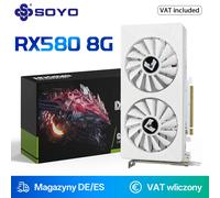 SOYO Original Radeon RX580 8G scheda grafica GDDR5 memoria Video 256Bit interfaccia DVI compatibile con HDMI scheda di gioco muslimamd RX580 8G