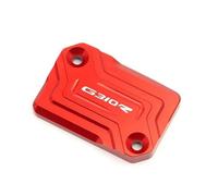 SOYTZBMK Protettore del Serbatoio CNC Freno Anteriore Serbatoio Fluido Olio Tappo di Copertura Guardia di Protezione del Motociclo per BMW G 310R G310R G310 R 2016 2017 2018 2019 2020 2021 2022(Red)