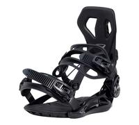 SP Bindings Attacco per snowboard Base + Black | Taglia M | Colore: Nero | Sistema FASTEC brevettato | Hybrid con Quick Entry + Strap in | Performance + Comfort | Per uomo e donna