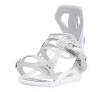 SP Bindings Legatura per snowboard Base bianca, taglia L, colore: bianco, sistema FASTEC brevettato, ibrido con Quick Entry + Strap in | Performance + Comfort | per uomo e donna