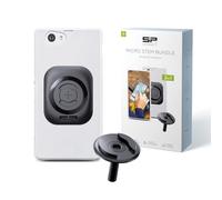 SP CONNECT Micro Stem Mount Pro con interfaccia universale | SPC+ | Supporto per cellulare per manubrio della bicicletta | Supporto per smartphone bicicletta | Supporto per cellulare