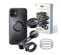 SP CONNECT Moto Bundle con modulo anti-vibrazione | SPC+ | compatibile con iPhone 12 Pro/12 | Supporto per cellulare per moto e ciclomotori | Supporto gadget per navigatore