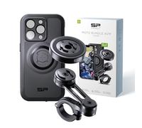 SP CONNECT Moto Bundle II AVM Xtreme | SPC+ | Supporto compatibile con iPhone 14 Pro | Supporto per cellulare per moto | Supporto per cellulare smartphone | Accessori ammortizzati per scooter motorino