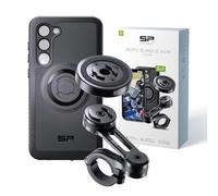 SP CONNECT Moto Bundle II AVM Xtreme | SPC+ | Supporto compatibile con Samsung S23 | Supporto per cellulare per moto | Supporto per cellulare Smartphone | Accessori antivibrazione per scooter motorino