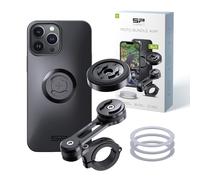 SP CONNECT Moto Bundle II con modulo anti-vibrazione | SPC+ | per iPhone 13 Pro Max/12 Pro Max supporto per cellulare per moto moto ciclomotore | accessori per tutti gli smartphone come iPhone Samsung