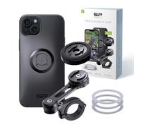 SP CONNECT Moto Bundle II con modulo anti-vibrazione | SPC+ | per iPhone 15 Plus supporto per cellulare per moto moto ciclomotore | accessori per tutti gli smartphone come iPhone Samsung