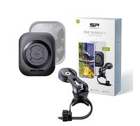 SP Connect Supporto a Staffa Universale per Cellulare da Bicicletta di Montagna e di Strada - Blocco a Rotazione Brevettato, Forte Presa a Morsetto - per Manubri da 22-42mm - Accessori da Ciclismo.