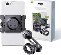 SP Connect Supporto universale per telefono cellulare per moto, supporto per smartphone per moto e ciclomotore, presa a morsetto solida, dispositivi 58-85 mm, manubri standard e grandi, accessorio per