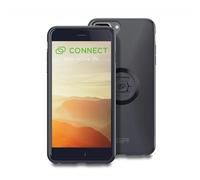 SP Connect iPhone 8+/7+/6s+/6+ Set di maiuscole e minuscole del telefono, nero