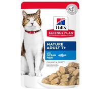 Hill's Science Plan Mature Adult 7+ Alimento per Gatti 85 gr: con Pesce Oceanico