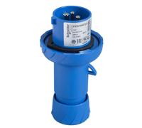 Spina Schneider industriale mobile 2X16A+T 230V IP67 blu PKX16M723