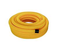 SP Tubo di Drenaggio DN50 PVC-U, 10m con Manicotto DN50, Giallo, Kit da 1