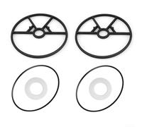 SP0714T Guarnizione valvola O-Ring per Hayward per Vari-Flo XL Multiport Deviatore Kit di ricostruzione valvola - 1-1/2 pollici, gomma, bianco e nero (set A-2)