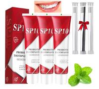 Sp10 Probiotic Toothpaste,Sp-10 Ultra Whitening Toothpaste,Probiotic Brightening Toothpaste,Fresh Breath,Deep Cleaning Care Toothpaste (3PCS)