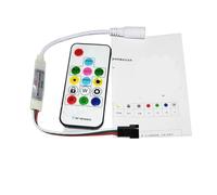 SP103E DC5V WS2812B DC12V 2811 WS2801Mini controller digitale for strisce luminose a LED RGB Telecomando a 14 tasti Striscia luminosa a LED da 2048 pixel(DC5V 2812B)