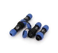 SP13 Series Waterproof IP68 In-Line Male and Female Circular Aviation Cable Plug Connector CZAOINCU(2Pin Male and Female)
