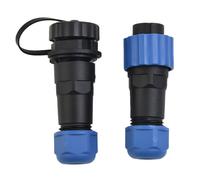 SP16 IP68 Impermeabile 2,3, 4,5, 6,7, 9 Pin Tappo e Spina Inline Connettore