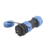 SP17 for cavo da 5-10mm Connettore impermeabile Tipo di saldatura Maschio Femmina Presa di testa/dado IP68 Connettore del cavo elettrico aeronautico(Nut Type,1 PCS_7P)