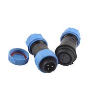SP17 for cavo da 5-10mm Connettore impermeabile Tipo di saldatura Maschio Femmina Presa di testa/dado IP68 Connettore del cavo elettrico aeronautico(Docking Type,1 PCS_9P)