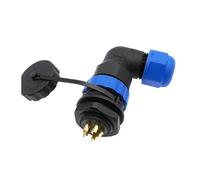 SP20 90 gradi gomito impermeabile connettore 2pin 3/4/5/6/7/8/9/10/12/14Pin IP68 connettori ad angolo di alimentazione industriale (4 pin)