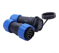 SP20 Connettore impermeabile 1-14 pin con guarnizione in silicone, alloggiamento termoplastico PA66 e contatti placcati in rame, per applicazioni industriali e macchine (7pin)
