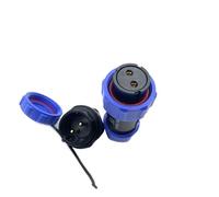 SP21 2 poli Aeronautica Connettore, IP68 Impermeabile 2 pin Connettore di Saldatura Femmina Spina e Maschio Presa Connettore Rotondo in Linea Tipo Aviation Spina per Lampade Esterne 500V 30A