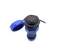 SP21 9 pin Aeronautica Connettore, SP21 spina e presa spina rotonda con dado installazione per presa aeronautica IP68 impermeabile e antipolvere