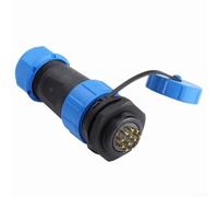 SP21 industriale IP68 impermeabile connettore di aviazione con i perni multipli 2 - 12 per l'applicazione dell'incavo del pannello in robotica, marina e apparecchiature elettriche (12Pin)