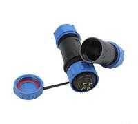 SP21 IP68 Connettore di aviazione in plastica con resistenza ad alta temperatura per illuminazione di palcoscenico e connessioni esterne del pannello LED (4Pin)