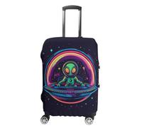 Spa-ce Alien Travel Bagaglio Copertura Lavabile Anti-Graffio Bagaglio Valigia Protector, Stile:, L