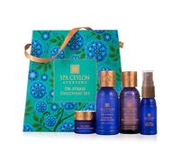 SPA CEYLON DE-STRESS - Set DISCOVERY - per calmare il corpo e la mente con letame, balsamo, gel doccia e crema per il corpo, set regalo per aromaterapia, ispirazione vegana e ayurvedica