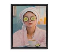 Spa Day Cetriolo Self Care Serenity, 61 x 76,2 cm tela in cornice