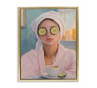 Spa Day Cetriolo Self Care Serenity, 61 x 76,2 cm tela in cornice