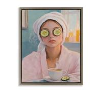 Spa Day Cetriolo Self Care Serenity, 61 x 76,2 cm tela in cornice