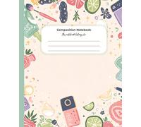 Spa Day Notebook: Cute Skincare inspired Composition Notebook: For Teens Who Love Skincare, Beauty, Spa Days, and Self-Care Vibes